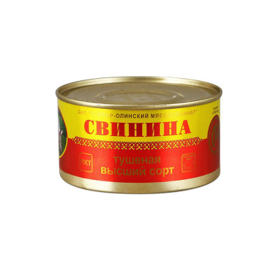 Свинина тушеная в/с ГОСТ № 8 325г*36 Йошкар-Ола